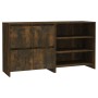 2-piece smoked oak manufactured wood sideboard by vidaXL, Sideboards - Ref: Foro24-3098086, Price: 122,99 €, Discount: %