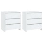 Aparador de 3 piezas madera manufacturada blanca de vidaXL, Aparadores - Ref: Foro24-3098065, Precio: 250,74 €, Descuento: %