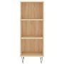 Aparador de madera de ingeniería roble Sonoma 34,5x32,5x90 cm de vidaXL, Aparadores - Ref: Foro24-828727, Precio: 43,34 €, De...