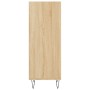 Aparador de madera de ingeniería roble Sonoma 34,5x32,5x90 cm de vidaXL, Aparadores - Ref: Foro24-828727, Precio: 43,34 €, De...