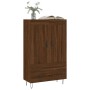 Aparador alto madera de ingeniería roble marrón 69,5x31x115 cm de vidaXL, Aparadores - Ref: Foro24-830323, Precio: 81,93 €, D...