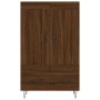 Tall sideboard engineered wood brown oak 69.5x31x115 cm by vidaXL, Sideboards - Ref: Foro24-830323, Price: 81,93 €, Discount: %