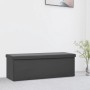 Gray PVC folding storage bench by vidaXL, Benches for halls and storage - Ref: Foro24-338799, Price: 57,57 €, Discount: %