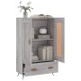 Aparador alto madera de ingeniería gris Sonoma 69,5x31x115 cm de vidaXL, Aparadores - Ref: Foro24-830298, Precio: 85,39 €, De...