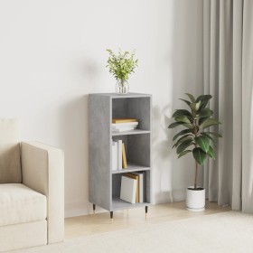 Concrete gray engineered wood sideboard 34.5x32.5x90 cm by vidaXL, Sideboards - Ref: Foro24-828712, Price: 43,99 €, Discount: %