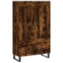 Aparador alto madera de ingeniería roble ahumado 69,5x31x115 cm de vidaXL, Aparadores - Ref: Foro24-830353, Precio: 107,67 €,...