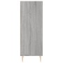 Aparador de madera de ingeniería gris Sonoma 34,5x32,5x90 cm de vidaXL, Aparadores - Ref: Foro24-828722, Precio: 45,10 €, Des...