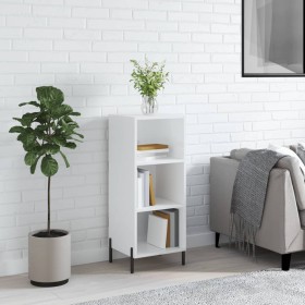 Engineered wood glossy white sideboard 34.5x32.5x90 cm by vidaXL, Sideboards - Ref: Foro24-828742, Price: 53,99 €, Discount: %