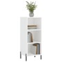 Glänzendes Sideboard aus weißem Holzwerkstoff 34,5x32,5x90 cm von vidaXL, Sideboards - Ref: Foro24-828742, Preis: 53,99 €, Ra...