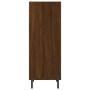 Aparador de madera de ingeniería marrón roble 34,5x32,5x90 cm de vidaXL, Aparadores - Ref: Foro24-828747, Precio: 37,16 €, De...