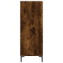 Aparador de madera de ingeniería roble ahumado 34,5x32,5x90 cm de vidaXL, Aparadores - Ref: Foro24-828737, Precio: 47,34 €, D...