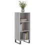 Aparador de madera de ingeniería gris Sonoma 34,5x32,5x90 cm de vidaXL, Aparadores - Ref: Foro24-828762, Precio: 50,37 €, Des...