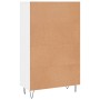 Aparador alto madera de ingeniería blanco brillo 69,5x31x115 cm de vidaXL, Aparadores - Ref: Foro24-830318, Precio: 63,99 €, ...