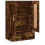 Aparador alto madera de ingeniería roble ahumado 69,5x31x115 cm de vidaXL, Aparadores - Ref: Foro24-830313, Precio: 80,77 €, ...