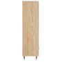 Aparador alto madera de ingeniería roble Sonoma 69,5x31x115 cm de vidaXL, Aparadores - Ref: Foro24-830303, Precio: 80,68 €, D...