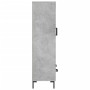 Concrete gray engineered wood tall sideboard 69.5x31x115 cm by vidaXL, Sideboards - Ref: Foro24-830328, Price: 87,99 €, Disco...