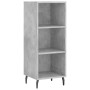 Concrete gray engineered wood sideboard 34.5x32.5x90 cm by vidaXL, Sideboards - Ref: Foro24-828752, Price: 49,72 €, Discount: %