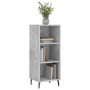 Concrete gray engineered wood sideboard 34.5x32.5x90 cm by vidaXL, Sideboards - Ref: Foro24-828752, Price: 49,72 €, Discount: %