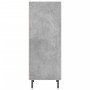 Concrete gray engineered wood sideboard 34.5x32.5x90 cm by vidaXL, Sideboards - Ref: Foro24-828752, Price: 49,72 €, Discount: %