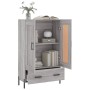 Aparador alto madera de ingeniería gris Sonoma 69,5x31x115 cm de vidaXL, Aparadores - Ref: Foro24-830338, Precio: 76,85 €, De...