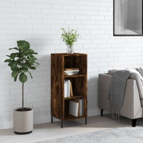 Smoked oak engineered wood sideboard 34.5x32.5x90 cm by vidaXL, Sideboards - Ref: Foro24-828745, Price: 48,99 €, Discount: %