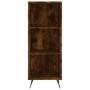 Estantería madera de ingeniería roble ahumado 34,5x32,5x90 cm de vidaXL, Aparadores - Ref: Foro24-828705, Precio: 47,64 €, De...