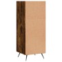 Estantería madera de ingeniería roble ahumado 34,5x32,5x90 cm de vidaXL, Aparadores - Ref: Foro24-828705, Precio: 47,64 €, De...