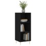 Aparador de madera de ingeniería negro 34,5x32,5x90 cm de vidaXL, Aparadores - Ref: Foro24-828717, Precio: 45,10 €, Descuento: %