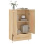 Aparador alto madera de ingeniería roble Sonoma 69,5x31x115 cm de vidaXL, Aparadores - Ref: Foro24-830311, Precio: 81,45 €, D...