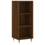 Aparador de madera de ingeniería marrón roble 34,5x32,5x90 cm de vidaXL, Aparadores - Ref: Foro24-828715, Precio: 45,10 €, De...