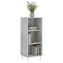 Concrete gray engineered wood sideboard 34.5x32.5x90 cm by vidaXL, Sideboards - Ref: Foro24-828720, Price: 43,79 €, Discount: %