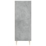 Concrete gray engineered wood sideboard 34.5x32.5x90 cm by vidaXL, Sideboards - Ref: Foro24-828720, Price: 43,79 €, Discount: %