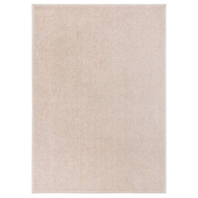 Alfombra de pelo corto beige oscuro 240x340 cm de vidaXL, Alfombras - Ref: Foro24-340343, Precio: 146,23 €, Descuento: %