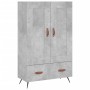 Aparador alto madera de ingeniería gris hormigón 69,5x31x115 cm de vidaXL, Aparadores - Ref: Foro24-830296, Precio: 67,12 €, ...