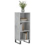 Aparador de madera de ingeniería gris hormigón 34,5x32,5x90 cm de vidaXL, Aparadores - Ref: Foro24-828760, Precio: 48,79 €, D...