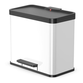 Hailo Oko Trio Plus pedal trash can size L white 3x9 l 0633-230 by Hailo, Garbage cans and trash cans - Ref: Foro24-415433, P...