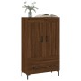 Aparador alto madera de ingeniería roble marrón 69,5x31x115 cm de vidaXL, Aparadores - Ref: Foro24-830331, Precio: 72,37 €, D...