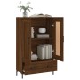 Aparador alto madera de ingeniería roble marrón 69,5x31x115 cm de vidaXL, Aparadores - Ref: Foro24-830331, Precio: 72,37 €, D...