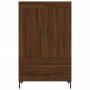 Tall sideboard engineered wood brown oak 69.5x31x115 cm by vidaXL, Sideboards - Ref: Foro24-830331, Price: 72,44 €, Discount: %