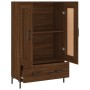 Aparador alto madera de ingeniería roble marrón 69,5x31x115 cm de vidaXL, Aparadores - Ref: Foro24-830331, Precio: 72,37 €, D...