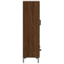 Aparador alto madera de ingeniería roble marrón 69,5x31x115 cm de vidaXL, Aparadores - Ref: Foro24-830331, Precio: 72,37 €, D...