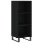 Aparador de madera de ingeniería negro 34,5x32,5x90 cm de vidaXL, Aparadores - Ref: Foro24-828757, Precio: 50,99 €, Descuento: %