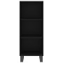 Aparador de madera de ingeniería negro 34,5x32,5x90 cm de vidaXL, Aparadores - Ref: Foro24-828757, Precio: 50,37 €, Descuento: %