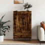 Tall sideboard engineered wood smoked oak 69.5x31x115 cm by vidaXL, Sideboards - Ref: Foro24-830321, Price: 84,05 €, Discount: %