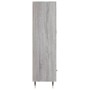 Aparador alto madera de ingeniería gris Sonoma 69,5x31x115 cm de vidaXL, Aparadores - Ref: Foro24-830306, Precio: 68,99 €, De...