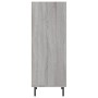 Aparador de madera de ingeniería gris Sonoma 34,5x32,5x90 cm de vidaXL, Aparadores - Ref: Foro24-828754, Precio: 51,24 €, Des...