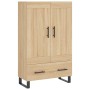 Aparador alto madera de ingeniería roble Sonoma 69,5x31x115 cm de vidaXL, Aparadores - Ref: Foro24-830351, Precio: 107,67 €, ...