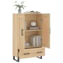 Aparador alto madera de ingeniería roble Sonoma 69,5x31x115 cm de vidaXL, Aparadores - Ref: Foro24-830351, Precio: 107,67 €, ...