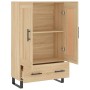 Aparador alto madera de ingeniería roble Sonoma 69,5x31x115 cm de vidaXL, Aparadores - Ref: Foro24-830351, Precio: 107,67 €, ...