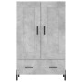 Aparador alto madera de ingeniería gris hormigón 69,5x31x115 cm de vidaXL, Aparadores - Ref: Foro24-830336, Precio: 90,63 €, ...